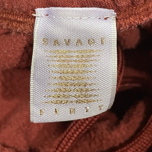 Savage X Fenty Jogger Unisex Xssential Rolled Cuff in Sweet Jam Red 0-2 / 28-29 - Picture 6 of 15